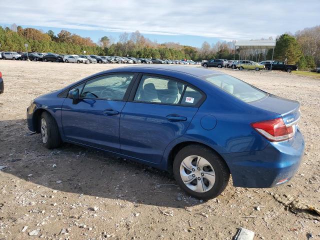 19XFB2F58EE066717 - 2014 HONDA CIVIC LX BLUE photo 2