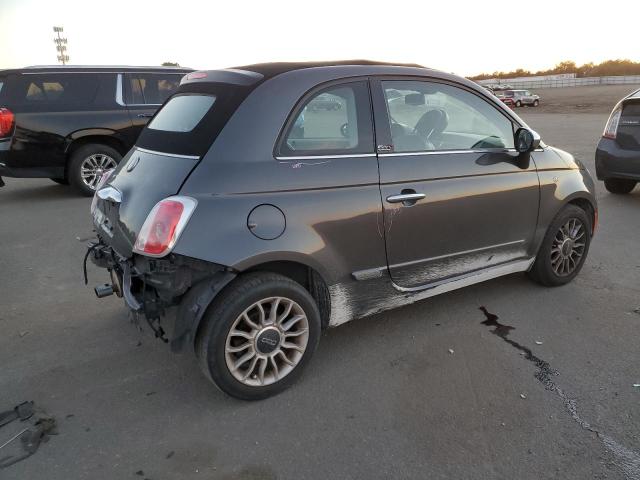 3C3CFFER3FT500885 - 2015 FIAT 500 LOUNGE GRAY photo 3