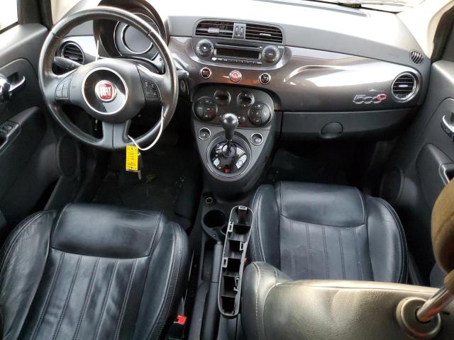 3C3CFFER3FT500885 - 2015 FIAT 500 LOUNGE GRAY photo 8