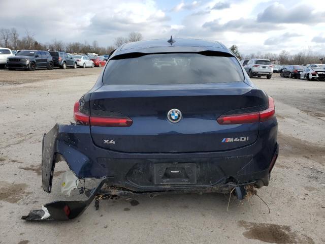 5UX43DT00N9K07064 - 2022 BMW X4 M40I BLUE photo 6