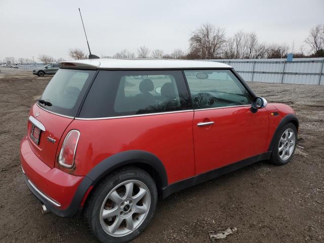 WMWRC33546TK17658 - 2006 MINI COOPER RED photo 3