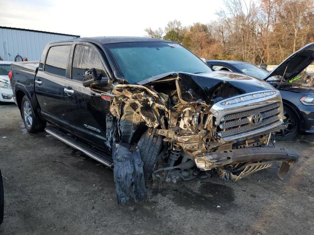 5TFEV58118X044660 - 2008 TOYOTA TUNDRA CREWMAX LIMITED BLACK photo 4