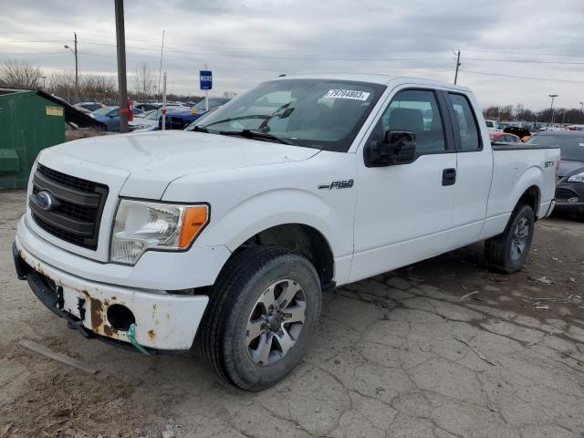 1FTFX1EFXDKF51863 - 2013 FORD F150 SUPER CAB WHITE photo 1