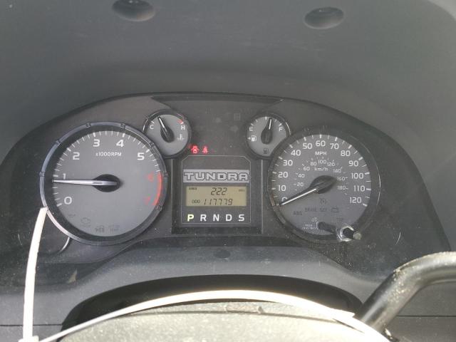 5TFRU5F12EX032147 - 2014 TOYOTA TUNDRA DOUBLE CAB SR/SR5 GRAY photo 9