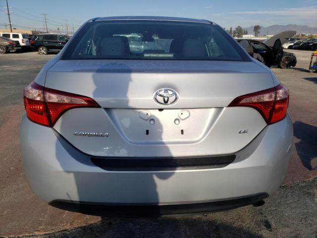 2T1BURHE9KC130756 - 2019 TOYOTA COROLLA L SILVER photo 6