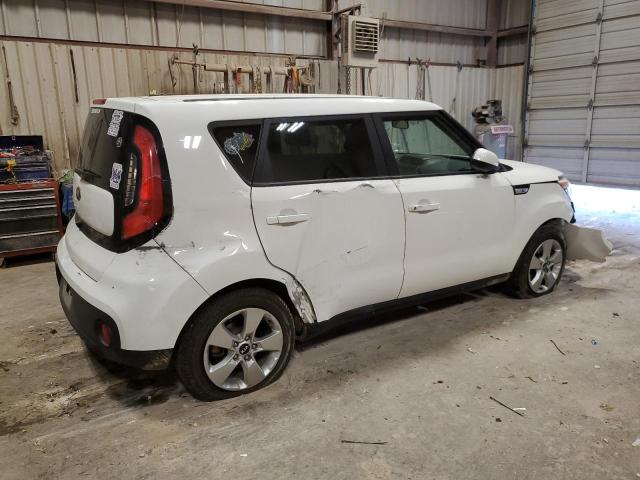 KNDJN2A2XK7698628 - 2019 KIA SOUL WHITE photo 3