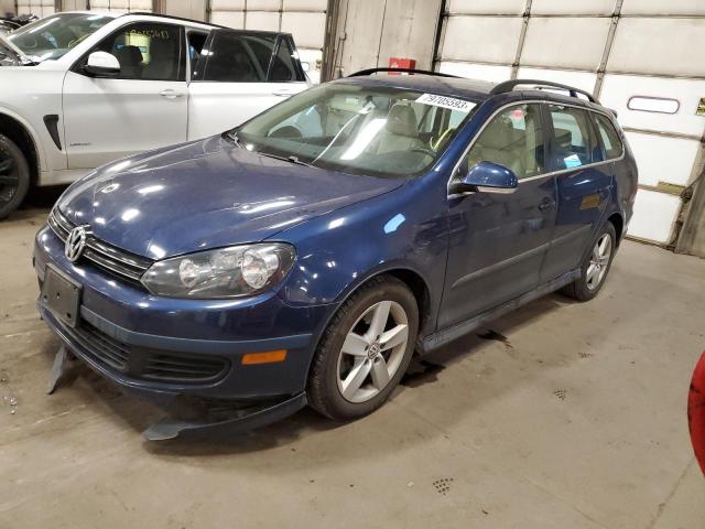 3VWPL7AJ3EM607128 - 2014 VOLKSWAGEN JETTA TDI BLUE photo 1