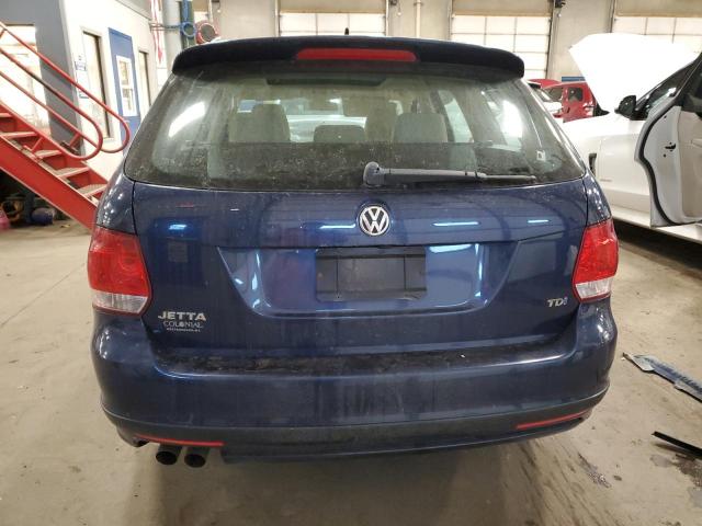 3VWPL7AJ3EM607128 - 2014 VOLKSWAGEN JETTA TDI BLUE photo 6