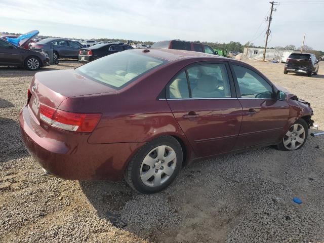 5NPET46F48H358278 - 2008 HYUNDAI SONATA GLS BURGUNDY photo 3