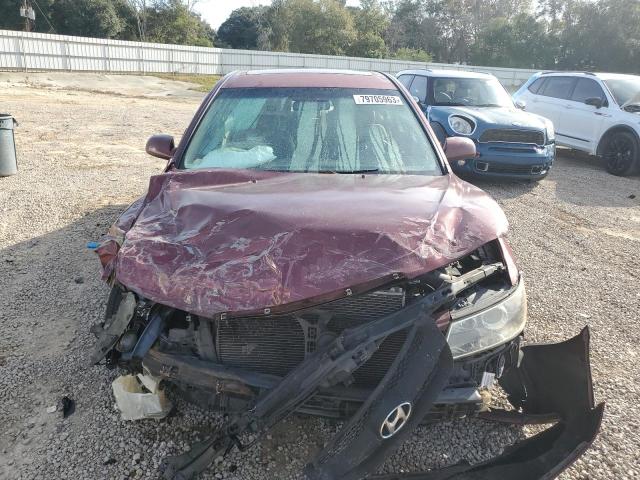 5NPET46F48H358278 - 2008 HYUNDAI SONATA GLS BURGUNDY photo 5