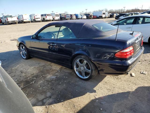 WDBLK65G21T076477 - 2001 MERCEDES-BENZ CLK 320 BLUE photo 2