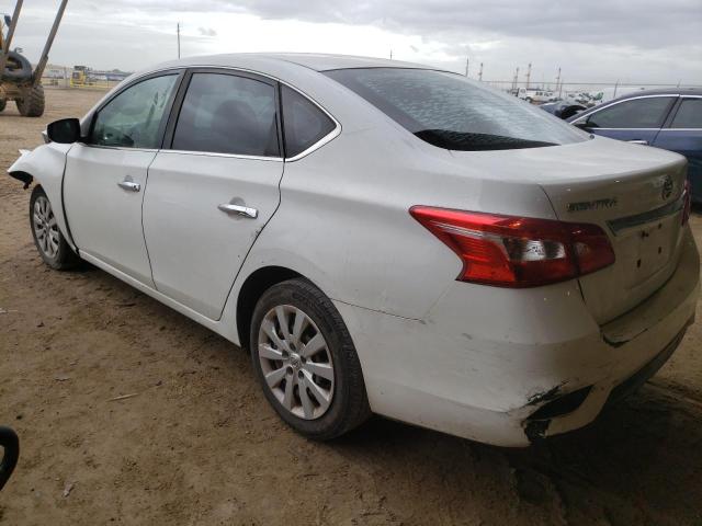 3N1AB7AP1HY244084 - 2017 NISSAN SENTRA S WHITE photo 2