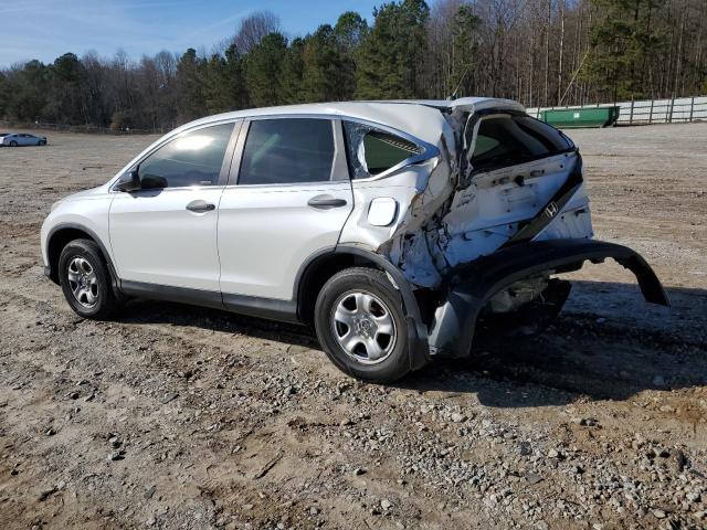 5J6RM3H37DL049500 - 2013 HONDA CR-V LX WHITE photo 2