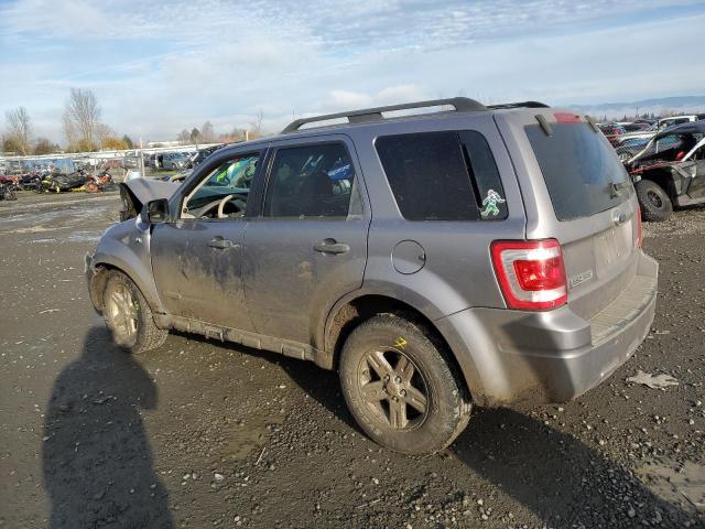 1FMCU49H38KD85874 - 2008 FORD ESCAPE HEV SILVER photo 2