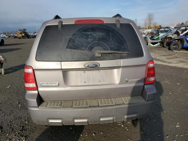 1FMCU49H38KD85874 - 2008 FORD ESCAPE HEV SILVER photo 6