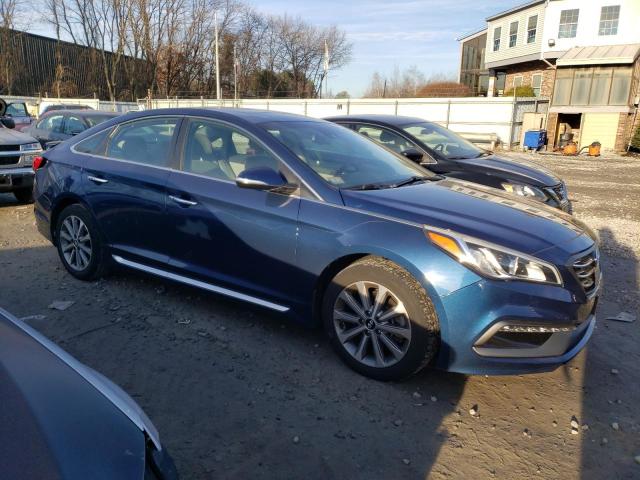 5NPE34AF3HH455561 - 2017 HYUNDAI SONATA SPORT BLUE photo 4