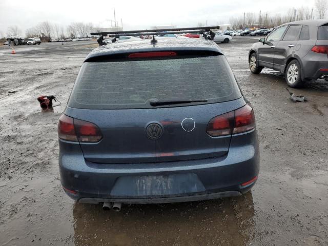 WVWDA7AJ1DW129799 - 2013 VOLKSWAGEN GOLF BLUE photo 6
