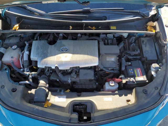 JTDKARFP9H3002144 - 2017 TOYOTA PRIUS PRIM BLUE photo 11