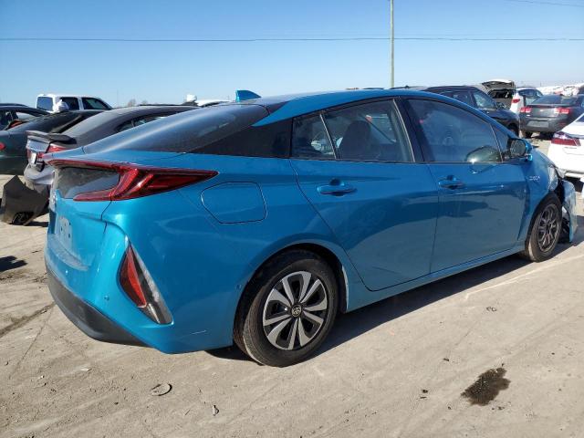 JTDKARFP9H3002144 - 2017 TOYOTA PRIUS PRIM BLUE photo 3