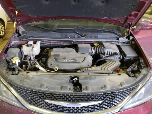 2C4RC1BG7KR525631 - 2019 CHRYSLER PACIFICA TOURING L 勃艮第红 照片 12