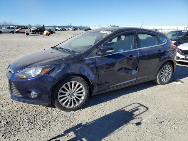 1FAHP3N29CL145184 - 2012 FORD FOCUS TITANIUM BLUE photo 1