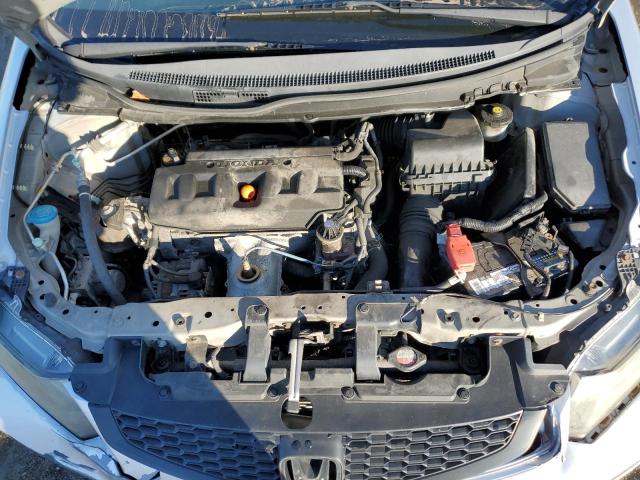 2HGFG3B54CH507680 - 2012 HONDA CIVIC LX SILVER photo 11