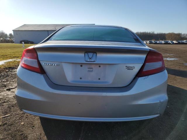 2HGFG3B54CH507680 - 2012 HONDA CIVIC LX SILVER photo 6