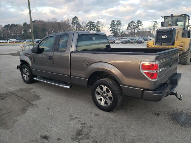 1FTFX1CF1DFD40126 - 2013 FORD F150 SUPER CAB GRAY photo 2