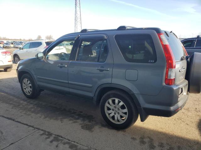 JHLRD78986C046516 - 2006 HONDA CR-V SE SILVER photo 2