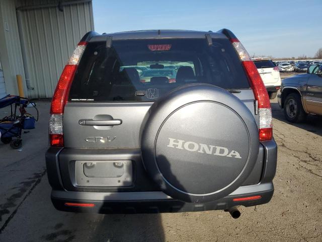 JHLRD78986C046516 - 2006 HONDA CR-V SE SILVER photo 6