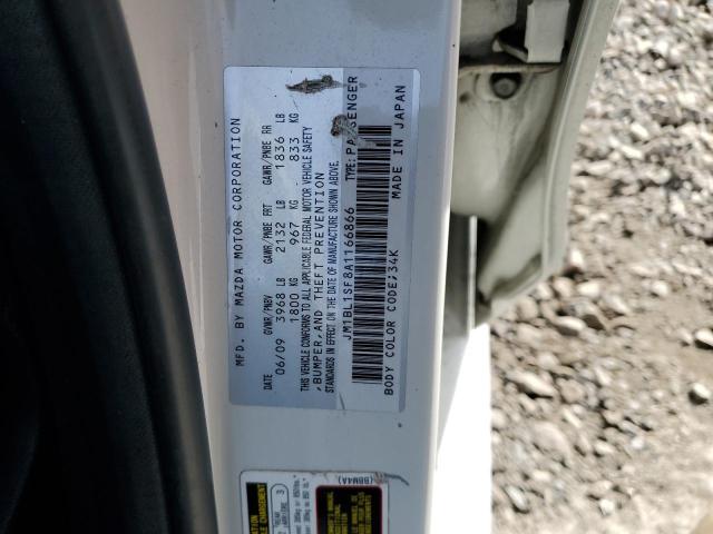 JM1BL1SF8A1166866 - 2010 MAZDA 3 I WHITE photo 12