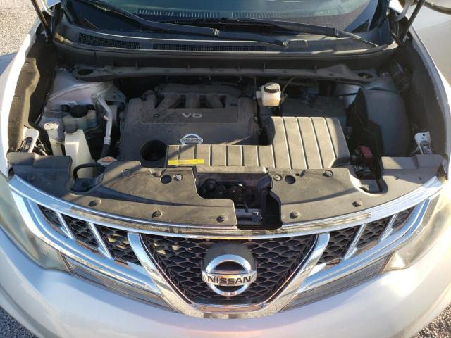 JN8AZ1MU9DW206373 - 2013 NISSAN MURANO S SILVER photo 12