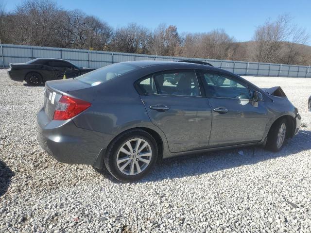 19XFB2F95CE066951 - 2012 HONDA CIVIC EXL GRAY photo 3