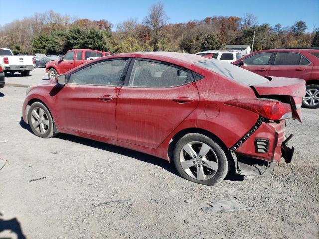 KMHDH4AE7DU967789 - 2013 HYUNDAI ELANTRA GLS RED photo 2