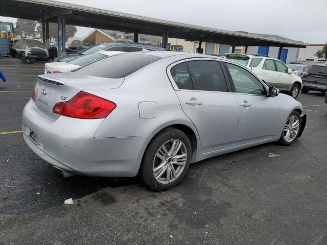 JN1CV6AP5DM712924 - 2013 INFINITI G37 BASE SILVER photo 3