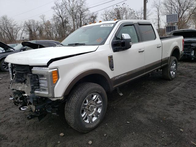 1FT7W3BT0KEG18558 - 2019 FORD F350 SUPER DUTY WHITE photo 1