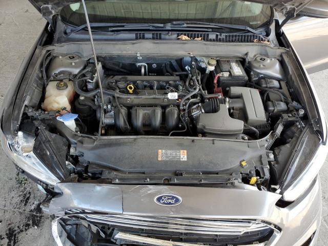 1FA6P0G7XE5393871 - 2014 FORD FUSION S GRAY photo 11