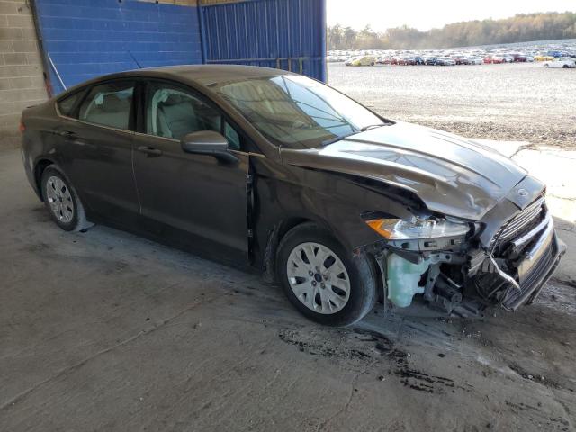 1FA6P0G7XE5393871 - 2014 FORD FUSION S GRAY photo 4