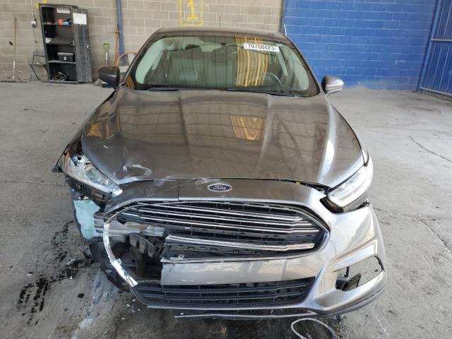 1FA6P0G7XE5393871 - 2014 FORD FUSION S GRAY photo 5