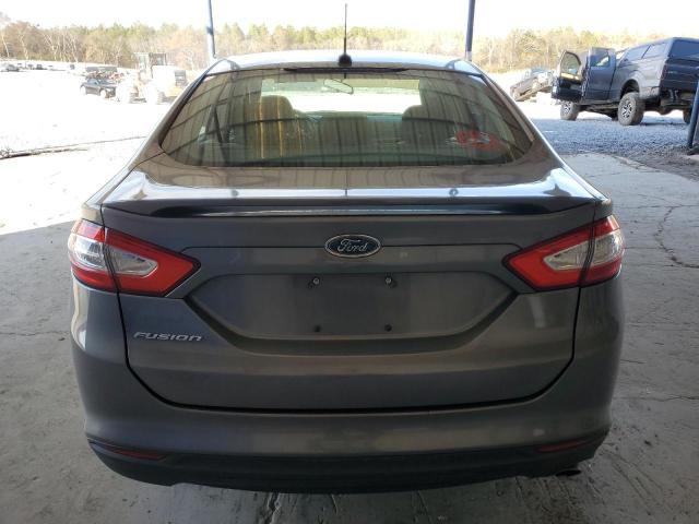 1FA6P0G7XE5393871 - 2014 FORD FUSION S GRAY photo 6