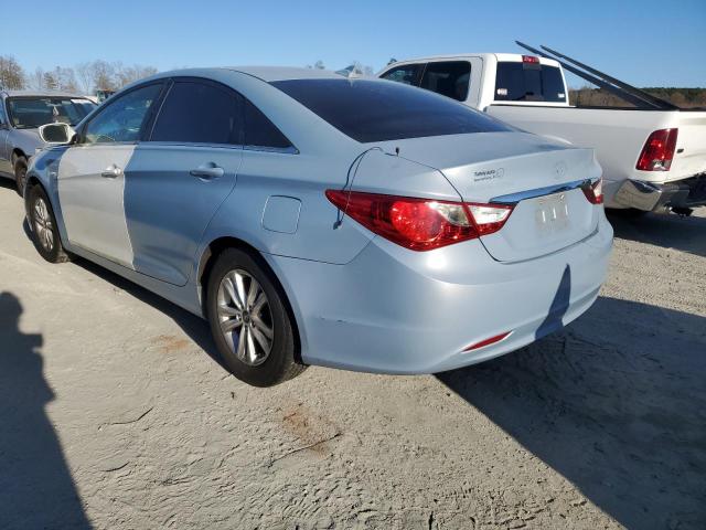 5NPEB4AC4DH742460 - 2013 HYUNDAI SONATA GLS BLUE photo 2