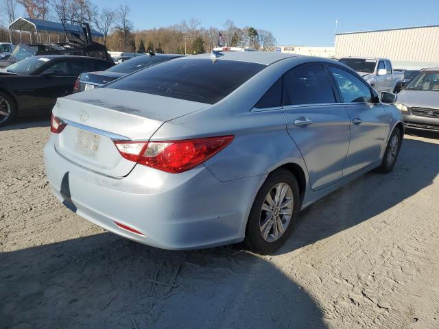 5NPEB4AC4DH742460 - 2013 HYUNDAI SONATA GLS BLUE photo 3