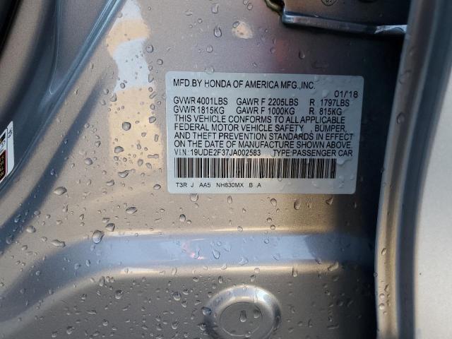 19UDE2F37JA002583 - 2018 ACURA ILX BASE WATCH PLUS SILVER photo 12