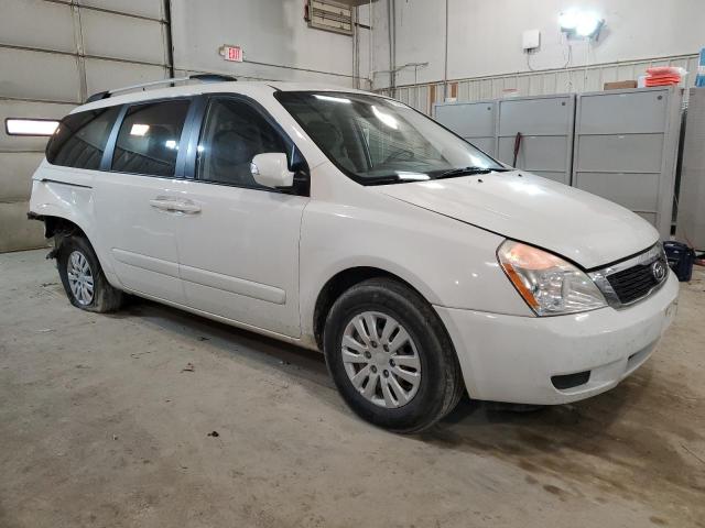 KNDMG4C77C6500896 - 2012 KIA SEDONA LX WHITE photo 4