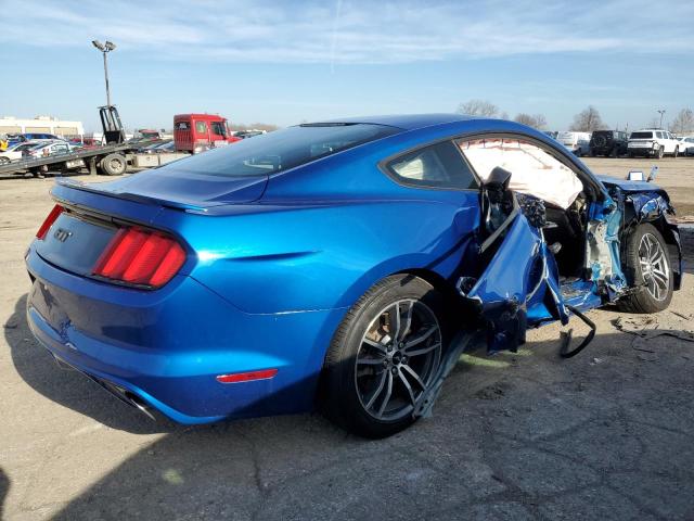 1FA6P8CF5H5239262 - 2017 FORD MUSTANG GT BLUE photo 3