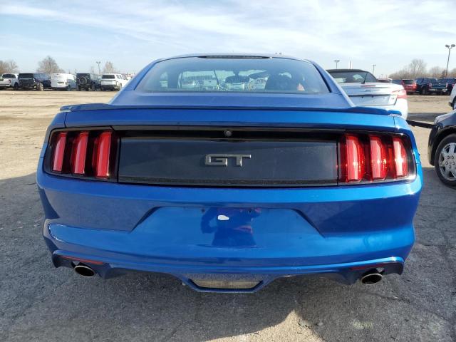 1FA6P8CF5H5239262 - 2017 FORD MUSTANG GT BLUE photo 6