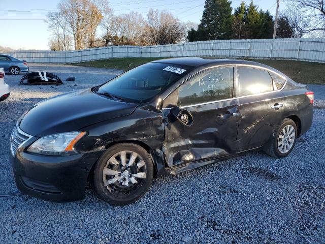 3N1AB7AP4EY263501 - 2014 NISSAN SENTRA S BLACK photo 1