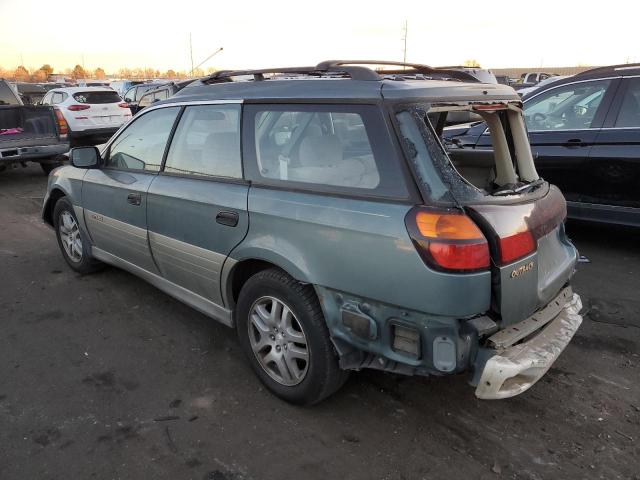 4S3BH675917602894 - 2001 SUBARU LEGACY OUTBACK AWP 绿色 照片 2