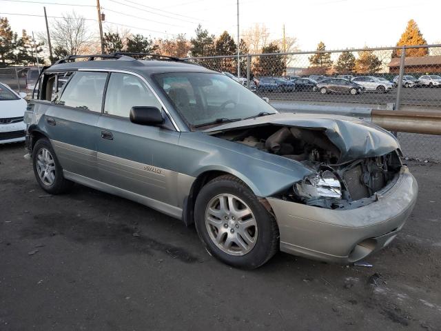 4S3BH675917602894 - 2001 SUBARU LEGACY OUTBACK AWP 绿色 照片 4