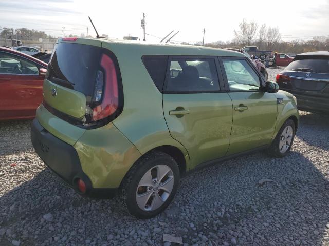 KNDJN2A22E7727222 - 2014 KIA SOUL GREEN photo 3